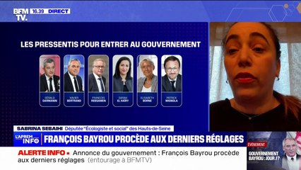 Sabrina Sebaihi (Écologiste et Social): "On rentre dans une phase de marchandage de tapis, où on ne discute plus du tout du fond politique"