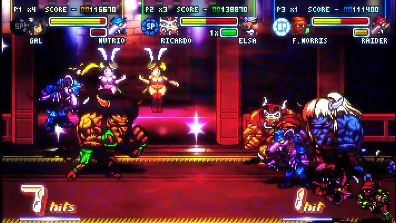 Fight N Rage (PC) NO Lag 2 Player 3 CPU Co Op - video Dailymotion