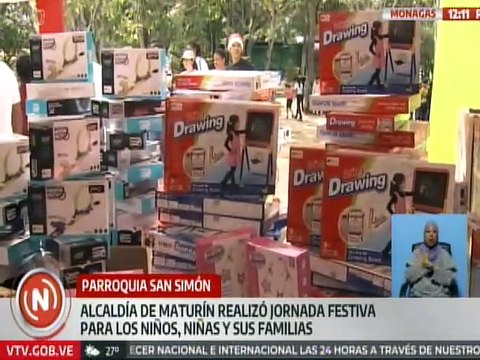 Monagas | Alcaldía de Maturín entrega juguetes a los niños y niñas de la parroquia San Simón