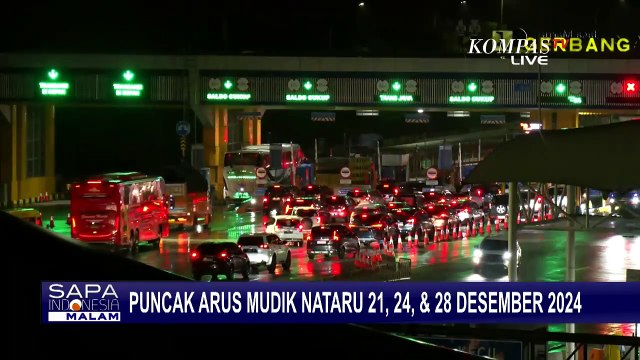 Jelang Libur Nataru, Arus Lalu Lintas di Gerbang Tol Cikarang Utama Lancar