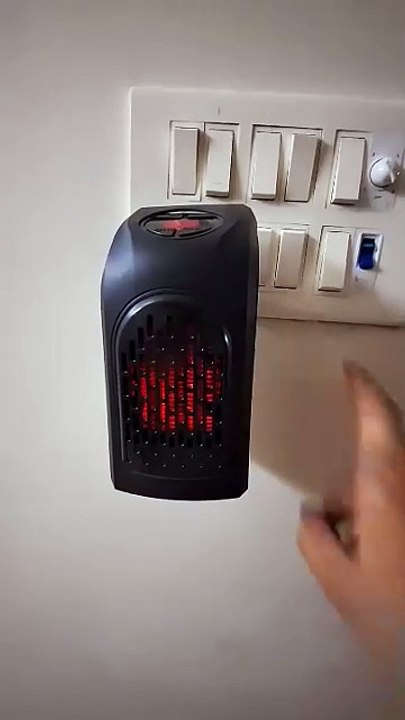 Handy Electric Heater, 400 Watts Heater, Plug-in Heater, Mini Heater, Portable Room, Office, Bedroom Heater