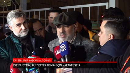 Ali Çamlı isyan etti: Rahatlasınlar, ben istifa ettim