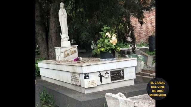 01995CCM La flor en la tumba de Germán Valdés Tin Tan encierra una historia de amor con Rosalía Julián