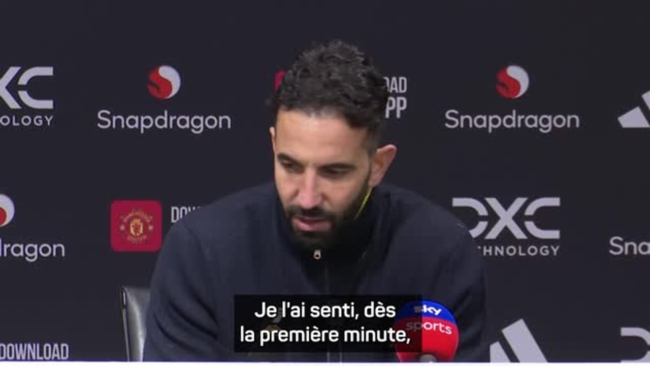 Man Utd - Amorim : "C'est vraiment difficile"