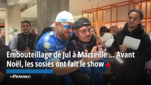 Embouteillage de Jul à Marseille ... Avant Noël, les sosies ont fait le show