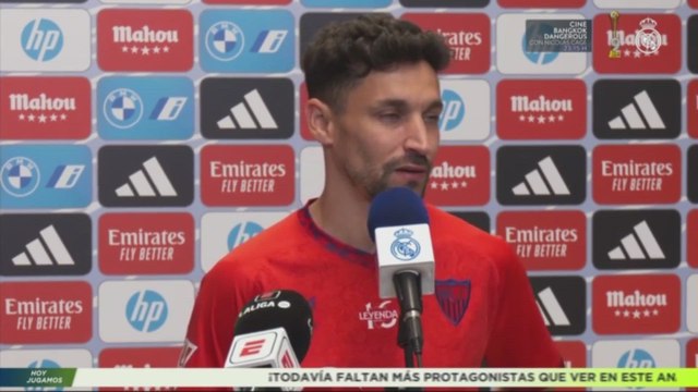 Jesús Navas en zona mixta tras su retirada | Real Madrid 4 - Sevilla 2