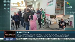 Fuerzas israelíes bombardearon el hospital de Kamala Abdual