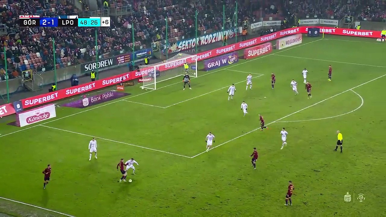 Górnik Zabrze defending style of play