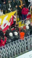 Tribün lideri sahaya inip taraftarı dövdü: MHP'li Ersoy polisin elinden aldı