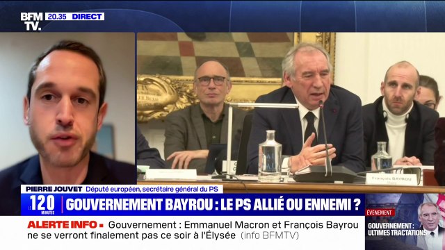 Pierre Jouvet (PS): François Bayrou n'arrive pas à faire un gouvernement, parce qu'il est dans les mains du Rassemblement national