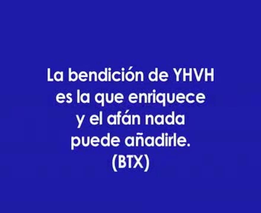 Proverbios 10:22 - Biblia Textual