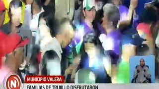 Trujillo I Familias de Valera disfrutaron del parrandón elevando mensajes de unión