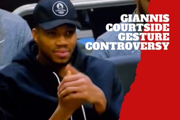Leaked footage of Giannis Antetokounmpo's courtside gesture sparks nba scrutiny