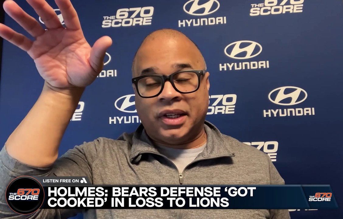 Holmes: Bears defense 'got cooked' in loss to Lions