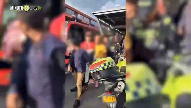 Cámaras de seguridad y acción rápida permiten captura de cinco extranjeros por hurto en Transmilenio