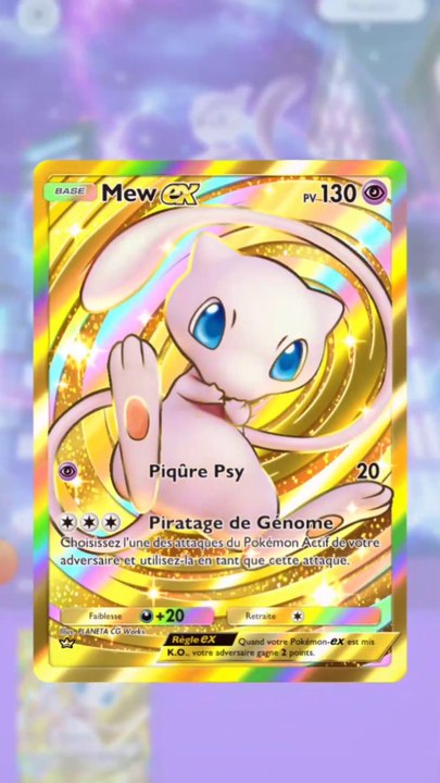 JE TIRE MEW GOLD 🤩✨ ( Ma 1ère !) CELEBI !🧅? #pokemon #pokemoncards #gold #pokemonpocket #celebi #omg
