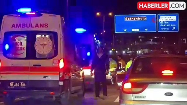 Karabük'te 5 araçlı zincirleme trafik kazası: 3 yaralı