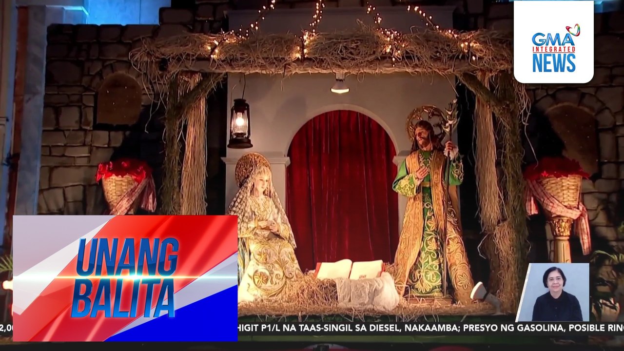 Paggunita sa pagsilang ni Hesukristo, tunay na diwa ng Pasko para sa ilang Katoliko | Unang Balita