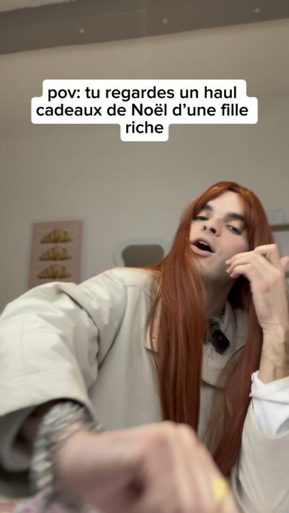 Cadeaux de Noël d’une fille  riche