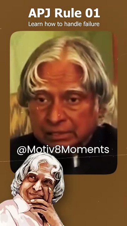 Learn to Turn Failures Into Success 🔥 | APJ Abdul Kalam’s Rule #1