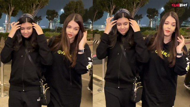 Abhishek Bachchan के बिना बेटी Aaradhya के साथ New Year Celebrate करने निकलीं Aishwarya Rai!