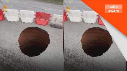Empat lubang benam dikesan di Jalan Gua Musang-Lojing