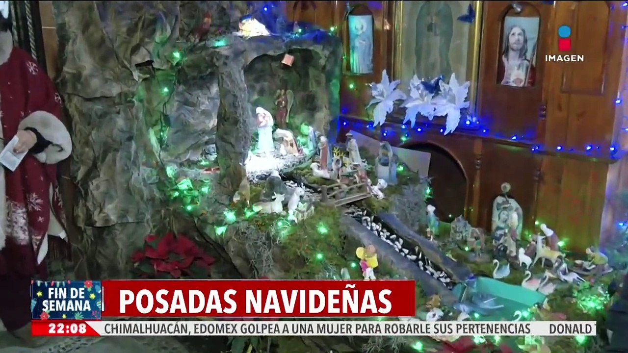 Así se celebra una tradicional posada navideña en la CDMX - Vídeo ...