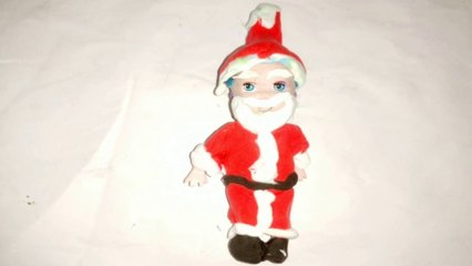 Clay making Santa Claus