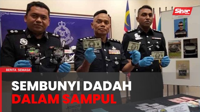 Taktik edar dadah dalam sampul duit terbongkar