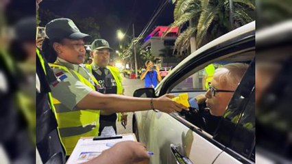 Reportan unos 208 positivos en pruebas de alcoholimetría