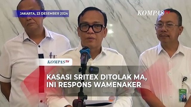 Wamenaker Immanuel Ebenezer Tanggapi Putusan MA Tolak Kasasi Sritex Atas Status Pailit