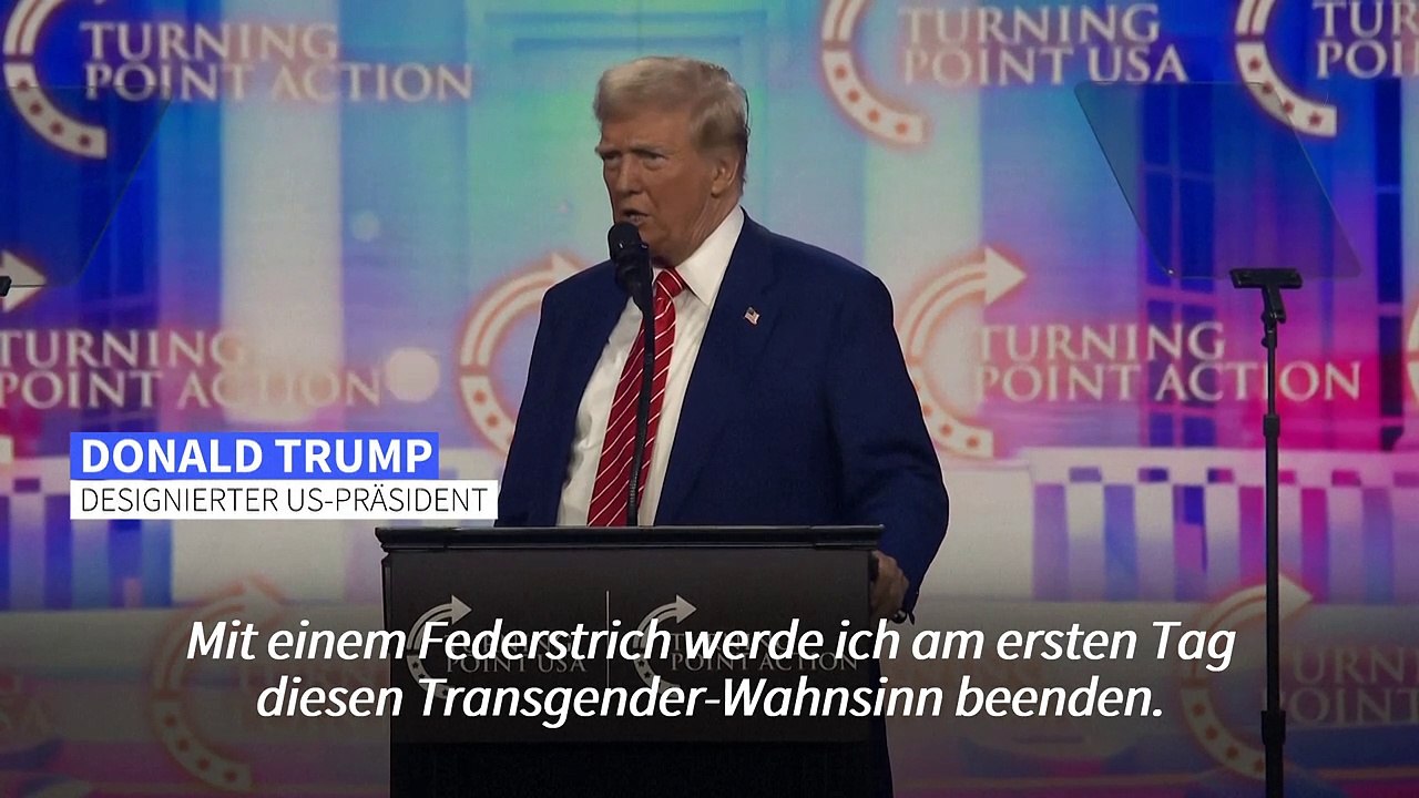 Trump will 'Transgender-Wahnsinn' beenden