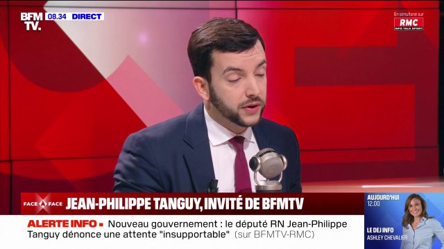 Gouvernement Bayrou: On est mis en vacances forcées jusqu'au 14 janvier , déplore Jean-Philippe Tanguy (RN)
