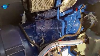 Sinooutput 80KVA marine generator set. Speed 1500rpm, frequency 380V 50HZ.