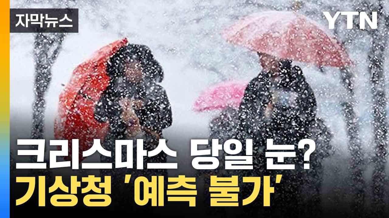[자막뉴스] "변동성 크다"...화이트 크리스마스 '예측불가' / YTN