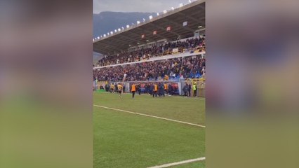 La polémica reacción de la grada al gol del bisnieto de Mussolini