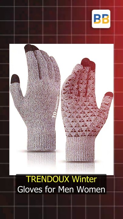 TRENDOUX Winter Gloves for Men Women | #shortvideo
