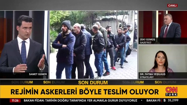 CNN TÜRK görüntüledi: İşte Esad'ın askerleri silahlarını böyle teslim etti!