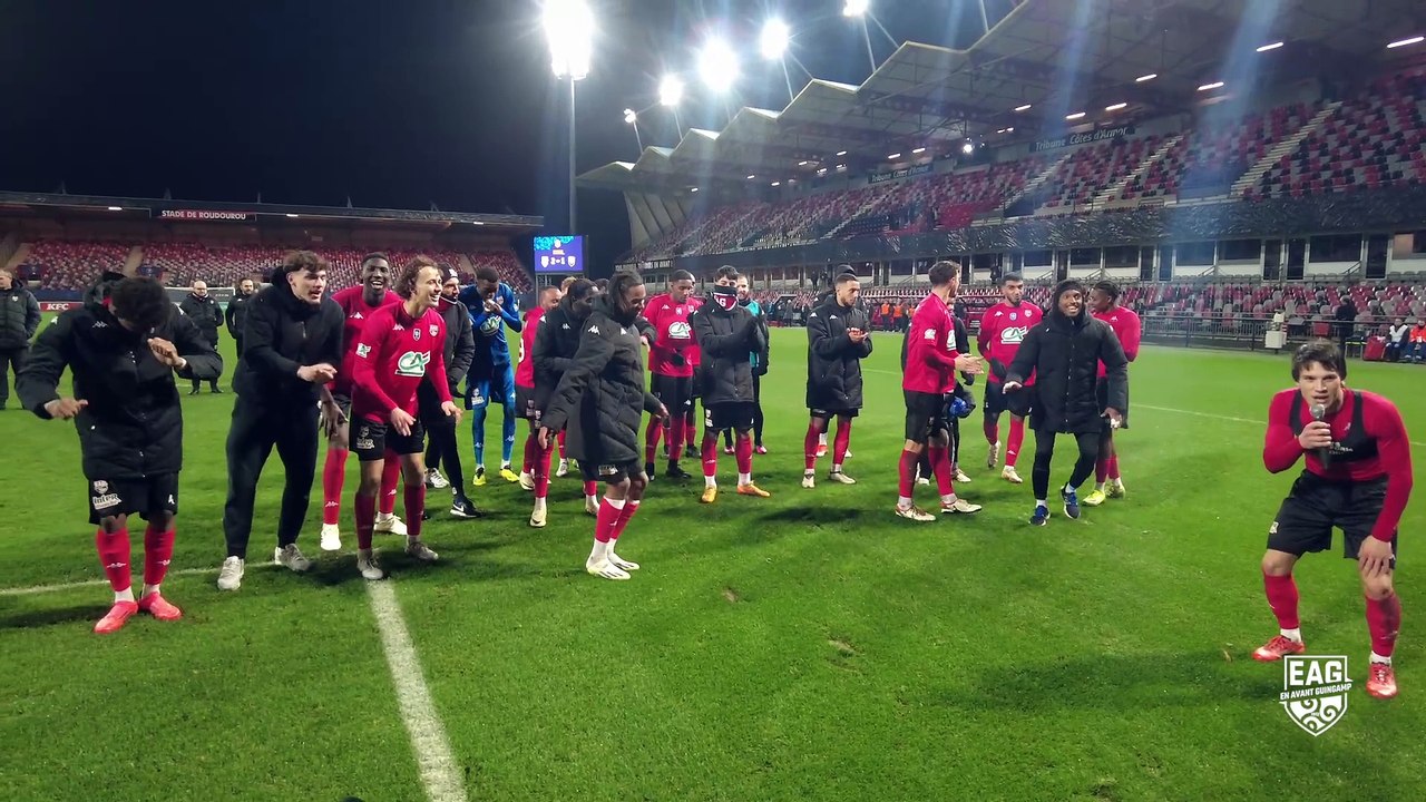 Clapping fin de match - EAG-CAEN CDF 32e de finale - 2024-2025