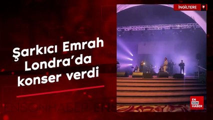 Şarkıcı Emrah Londra'da konser verdi