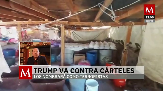 Trump amenaza con tratar a los cárteles como grupos terroristas y realizar operaciones desde México