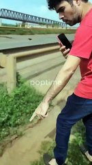 Grabó el momento en que se derrumbó un puente en Brasil