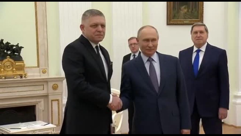 Video Mosca: Putin ha parlato con Fico anche di situazione in Ucraina