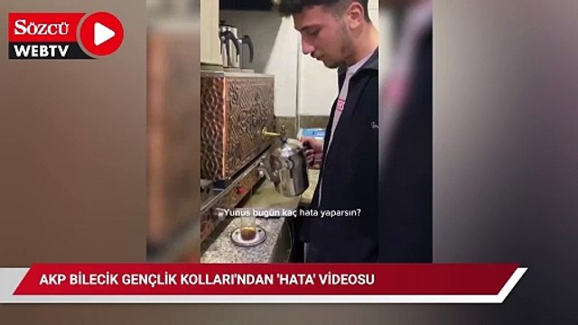 AKP Bilecik Gençlik Kolları'ndan 'hata' videosu
