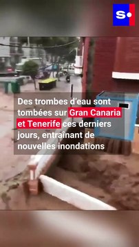 Des images glaçantes en Espagne : de violentes intempéries frappent les îles Canaries et menacent Valence