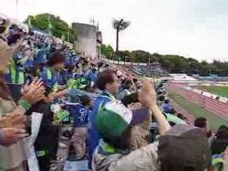Bellmare Fans Celebrating a Goal!