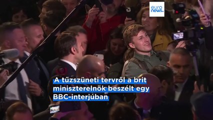 Tűzszüneti tervet dolgoznak ki Franciaországgal és Ukrajnával – jelentette be a brit miniszterelnök
