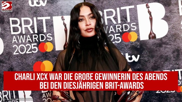 Charli XCX war die große Gewinnerin des Abends bei den diesjährigen BRIT-Awards
