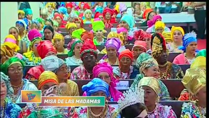 Continúa Misa de Acción de Gracias por las Madamas en la iglesia Nuestra Señora del Carmen en El Callao