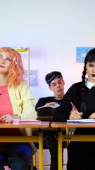 Wednesday's Secret Notes With Her Secret Red Glasses! 🕶️❣️ #asmr #creative #fun